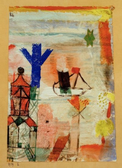 Kleiner Dampfer von Paul Klee